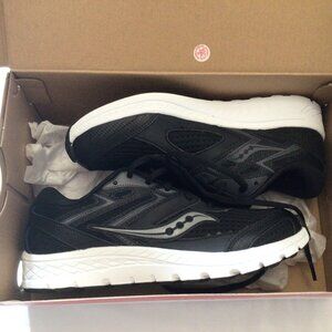 Saucony Boys Cohesion 13 SK262442 Black Running Shoes Sneakers Size 5M